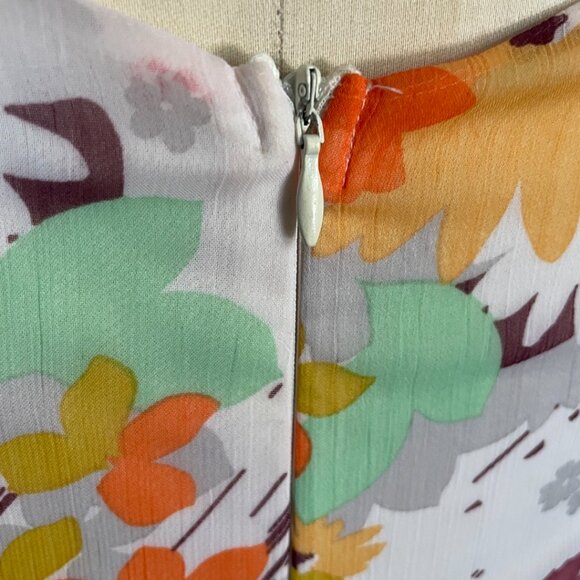 Multicolor Floral Sleeveless Dress - Picture 3 of 13